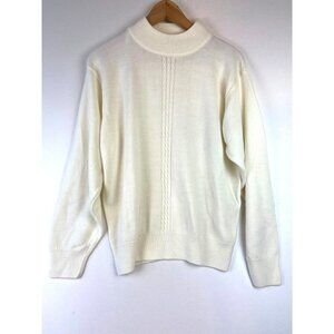 Tan Jay Women's  White Pullover Sweater Size Large (16-28)